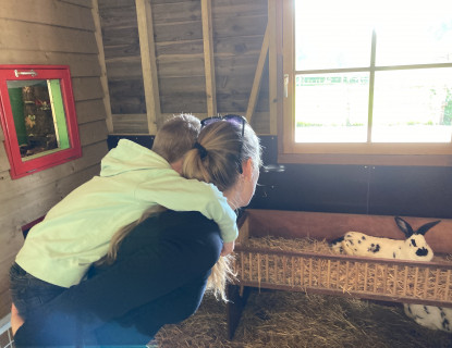 Op de kinderboerderij